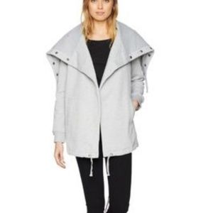 BlankNYC Funnel Neck Sweatshirt Gray